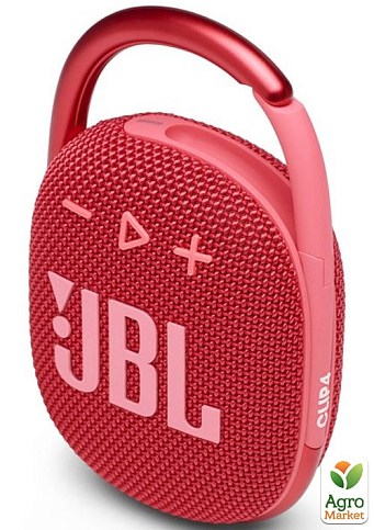 Портативна акустика (колонка) JBL Clip 4 Red (JBLCLIP4RED) (6652410) - фото 6