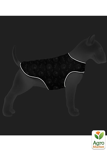 Курточка-накидка для собак WAUDOG Clothes, рисунок "Бэтмен голубовато-красный", XXS, А 23 см, B 29-36 см, С 14-20 см (501-4003) - фото 4
