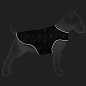 Курточка-накидка для собак WAUDOG Clothes, рисунок "Бэтмен голубовато-красный", XXS, А 23 см, B 29-36 см, С 14-20 см (501-4003)