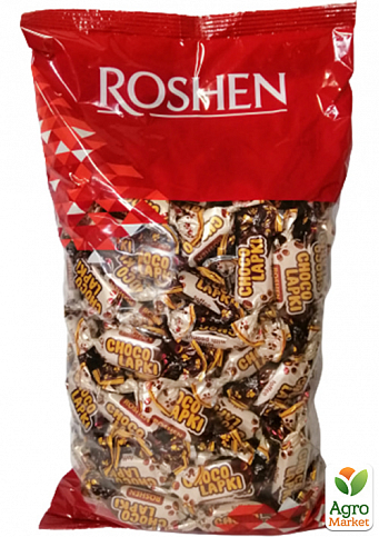 Конфеты (Шоколапки) ВКФ ТМ "Roshen" 1 кг упаковка 7 шт - фото 2