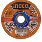 Абразивный отрезной диск по металлу 125×1,2×22,2 мм INGCO