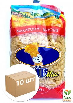 Макаронні вироби "Київ-мікс" черепашка 1 кг уп.10 шт1
