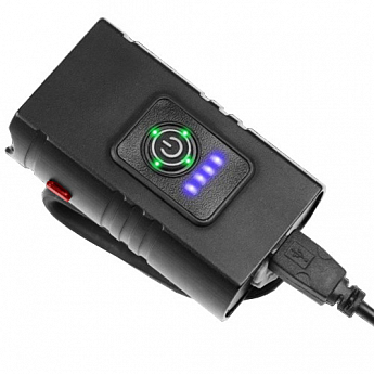 Велофонарь BK-01Pro-XPE ULTRA LIGHT, ALUMINUM, индикация заряда, Waterproof, аккум., ЗУ micro USB - фото 5