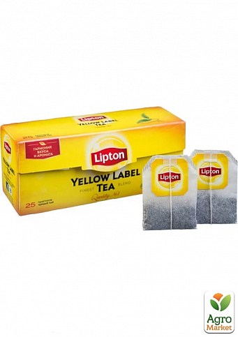 Чай ТМ "Ліптон" 25 пакетиков по 2г упаковка 24шт - фото 2