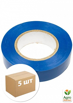 Ізолента 20 м синя упаковка 5 шт.2