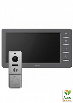 Комплект відеодомофону Arny AVD-7842 графіт + срібло2