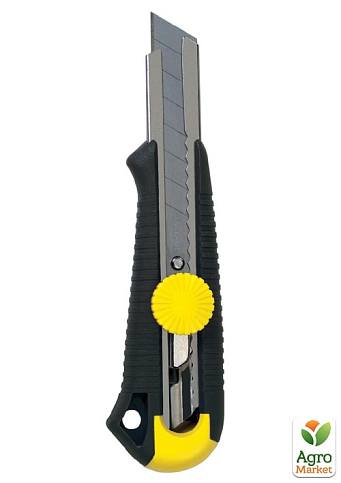 Нож DynaGrip MP длиной 165 мм с лезвием шириной 18 мм с отламывающимися сегментами STANLEY 0-10-418 (0-10-418) - фото 2