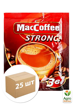 Кава 3 в 1 (стронг) в блістері ТМ «МакКофе» 25 пакетиків по 16г7