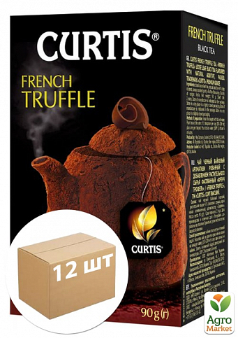 Чай French Truffle (черный байховый аромат) пачка ТМ "Curtis" 90г упаковка 12шт