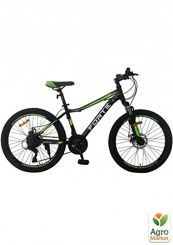 Велосипед FORTE WARRIOR размер рамы 15" размер колес 24" черно-зеленый (117806)
