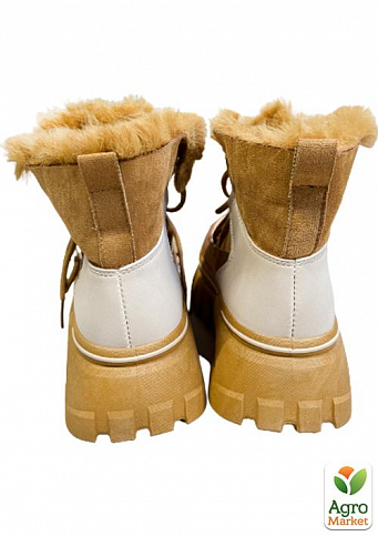 Женские ботинки зимние Violeta Wonex DSO20-897 37 23см Коричневые - фото 4