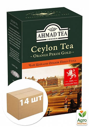 Чай ОР (Голд Цейлон) Ahmad 100г упаковка 14шт