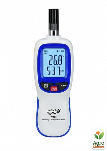 Термогигрометр Bluetooth 0-100%, -20-70°C  WINTACT WT83B