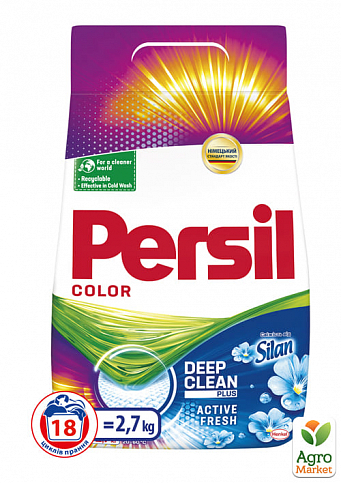 Persil стиральный порошок автомат Color Свежесть от Silan 2,7 кг