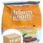 Трубочки Канолли со вкусом банана TM "Hroom Boom" 150 г упаковка 14 шт
