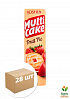 Печиво-сендвіч (полуниця) ККФ ТМ "Multicake" 195г упаковка 28шт