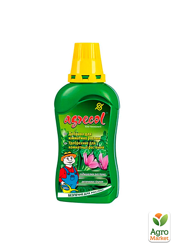 Добриво (рідке) для кімнатних рослин 6-3-6 ТМ "Agrecol" 350мл