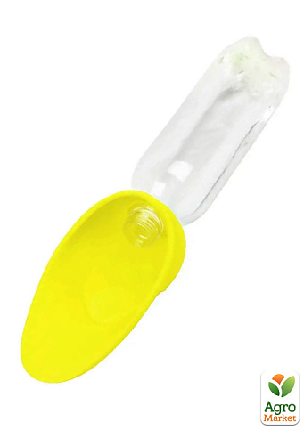 Поїлка-насадка на пляшку WAUDOG Silicone, 165х90 мм жовтий (50778) - фото 3