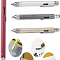 Шариковая многозадачная ручка Troika Construction со стилусом, линейкой, отверткой и уровнем, голубой (PIP20/MB) купить
