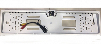 Автомобильная номерная рамка с камерой заднего вида белая SKL11-315069 - фото 2