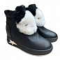 Жіночі зимові черевики DSOHJ8553-1 38 24см Чорні купить
