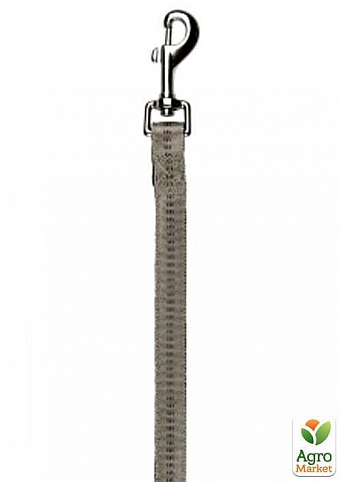 Поводок для собак Elegance (1,20м/10мм), серый)  "TRIXIE" TX-11493