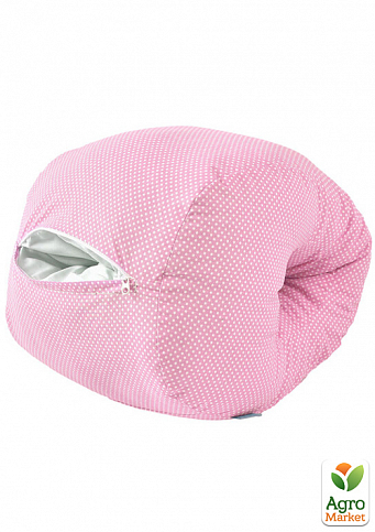 Подушка для кормления Mini ТМ PAPAELLA 30х28х30 см горошек розовый 8-31999*002 - фото 2