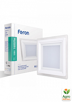 Светодиодный светильник Feron AL2111 20W белый 5000K (01583)1