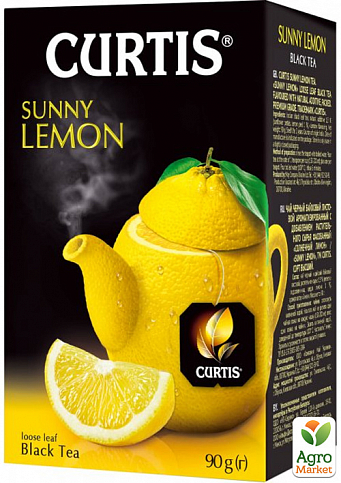 Чай Sunny Lemon (пачка) ТМ "Curtis" 90г упаковка 12шт - фото 2