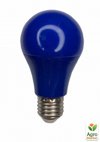 LM3086 Лампа LED Lemanso 7W A60 E27 175-265V блакитна (558647)