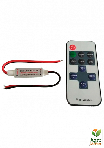 Контроллер LEMANSO для св/ленты с радио пультом MINI для одноцветной ленты / LM9507 (939007) - фото 3