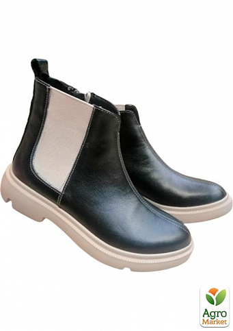 Жіночі черевики зимові Amir DSO2155 37 23,5см Чорний/Біж - фото 6