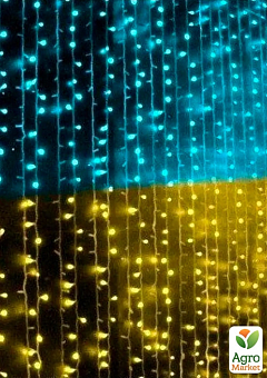 Светодиодная патриотическая гирлянда `Флаг Украины` 280 Led, 2*1 м1