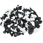 Цветные декоративные камни "Микс Зебра" фракция 5-10 мм 1 кг
