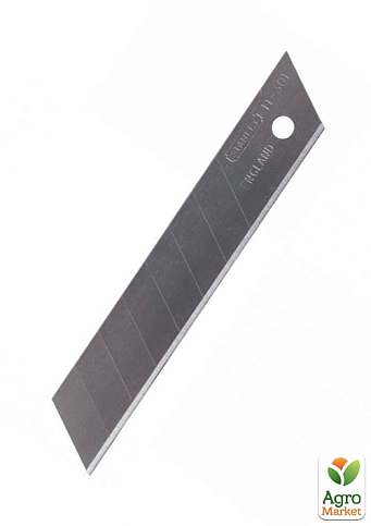 Леза запасні шириною 18 мм з сегментами для ножів з висувними лезами, що відламуються, 5 штук STANLEY 2-11-301 (2-11-301) - фото 2