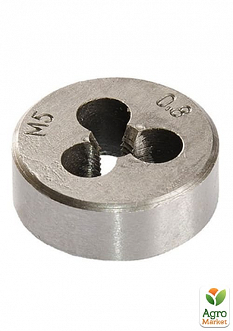 Плашка для нарезания резьбы M 5*0,8 мм ТМ MASTER TOOL 15-0052