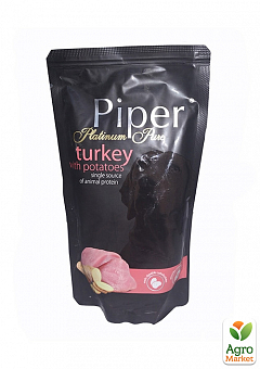 Dolina Noteci Piper Platinum Pure Влажный корм для собак с индейкой и картофелем  150 г (3016220)1