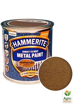 Краска Hammerite Hammered Молотковая эмаль по ржавчине медная 0,25 л1