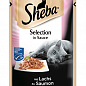 Корм для кошек Selection in Sauce (с лососем в соусе) ТМ "Sheba" 85 г