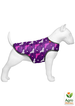 Курточка-накидка для собак WAUDOG Clothes, рисунок "Чудо-женщина фиолет", XL, А 47 см, B 68-80 см, С 42-52 см (506-4008)1