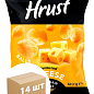 Мультизлаковые снеки со вкусом сыра TM "HRUST" 60 г упаковка 14 шт
