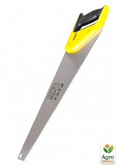 Ножівка столярна MASTERTOOL 9TPI MAX CUT 450 мм загартований зуб 3D заточування полірована 14-28452