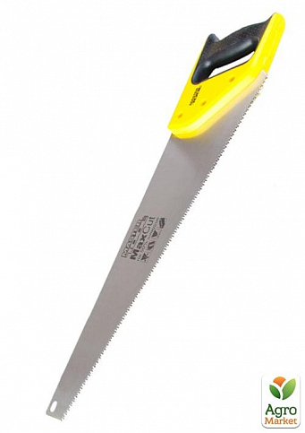 Ножовка столярная MASTERTOOL 9TPI MAX CUT 450 мм закаленный зуб 3D заточка полированная 14-2845