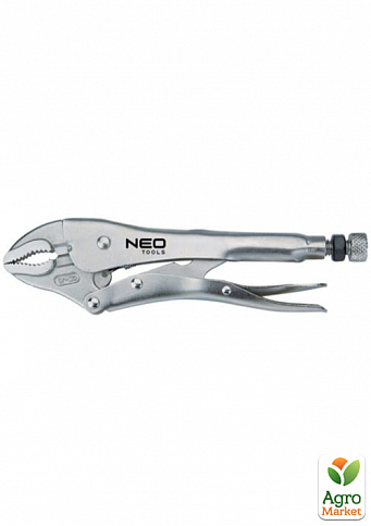 Клещи зажимные, 180 мм, закругленные губки ТМ NEO Tools 01-215