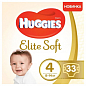 Huggies Elite Soft Размер 4 (8-14 кг), 33 шт