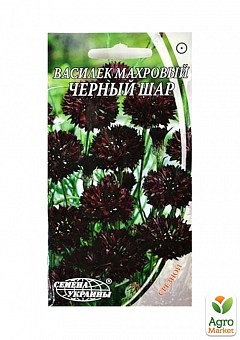 Василек "Черный шар" ТМ "Семена Украины" 0.5г19