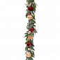 Рождественская Гирлянда С Морозной Розой 150См (675-034)