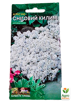 Аліссум "Сніговий килим" ТМ "Весна" 0.1г2