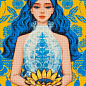 Алмазна мозаїка - Золота квітка Ідейка AMO7472