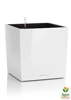 Розумний вазон з автополивом Lechuza Cube Premium 30, білий (16460)2